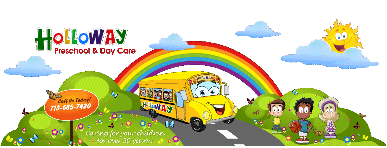 Holloway Preschool & Day Care school bus animation